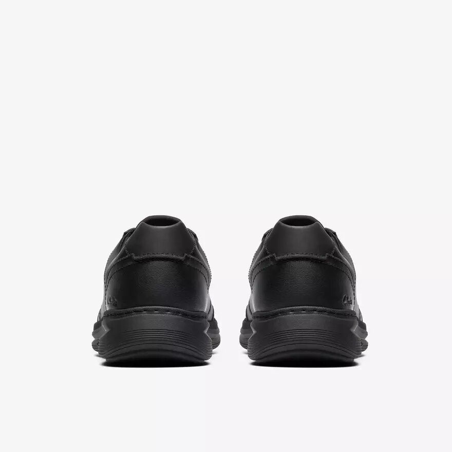 Mens Craftwell Lace Black Leather Sneaker| Clarks Mens Craftwell Lace Black Leather Sneaker| Clarks