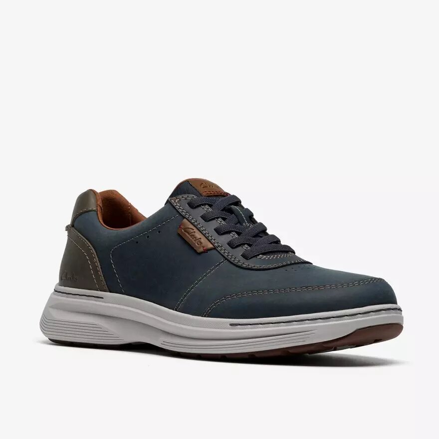 Mens Craftwell Lace Navy Leather Shoes Mens Craftwell Lace Navy Leather Shoes