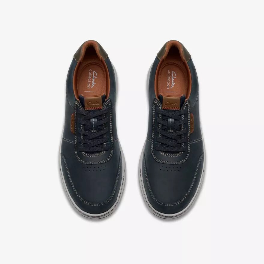 Mens Craftwell Lace Navy Leather Shoes Mens Craftwell Lace Navy Leather Shoes