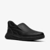 Mens Craftwell Step Black Tumbled Slip-On Shoes Mens Craftwell Step Black Tumbled Slip-On Shoes