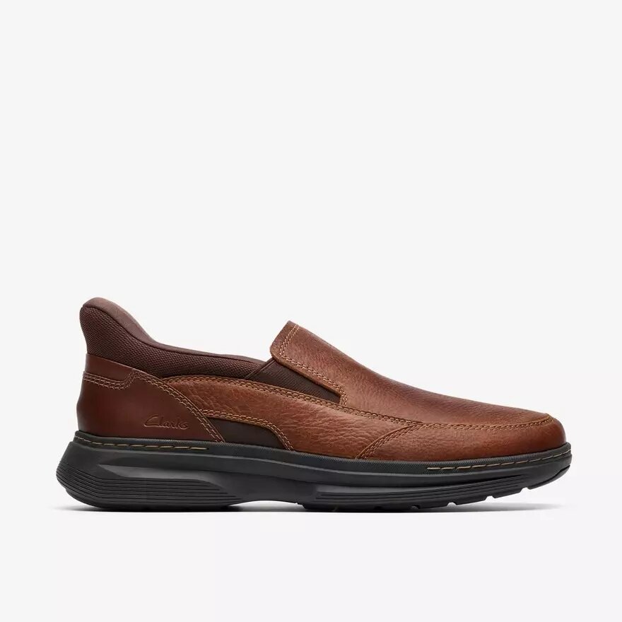 Mens Craftwell Step Brown Tumb Slip-On Shoes Mens Craftwell Step Brown Tumb Slip-On Shoes