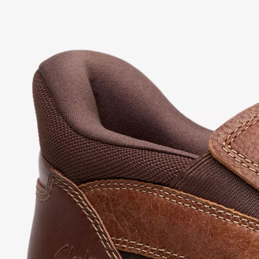 Mens Craftwell Step Brown Tumb Slip-On Shoes Mens Craftwell Step Brown Tumb Slip-On Shoes