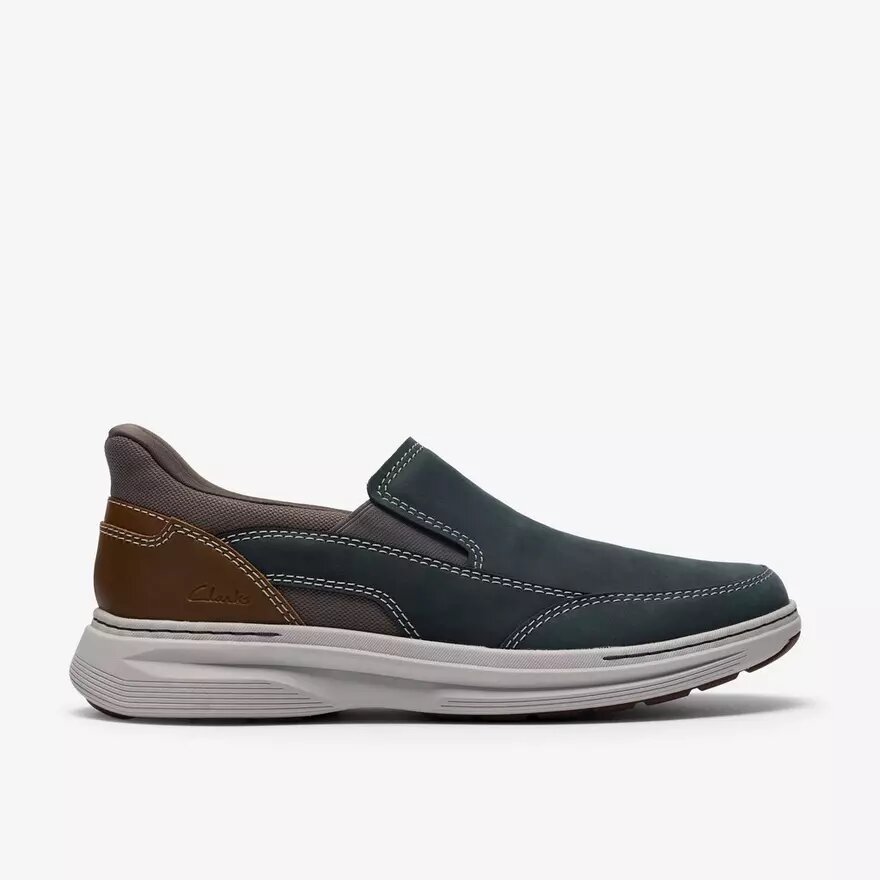 Mens Craftwell Step Navy Leather Slip On Mens Craftwell Step Navy Leather Slip On
