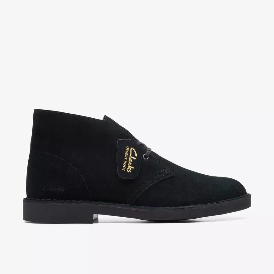 Mens Desert Boot Evo Black Suede Chukka Mens Desert Boot Evo Black Suede Chukka
