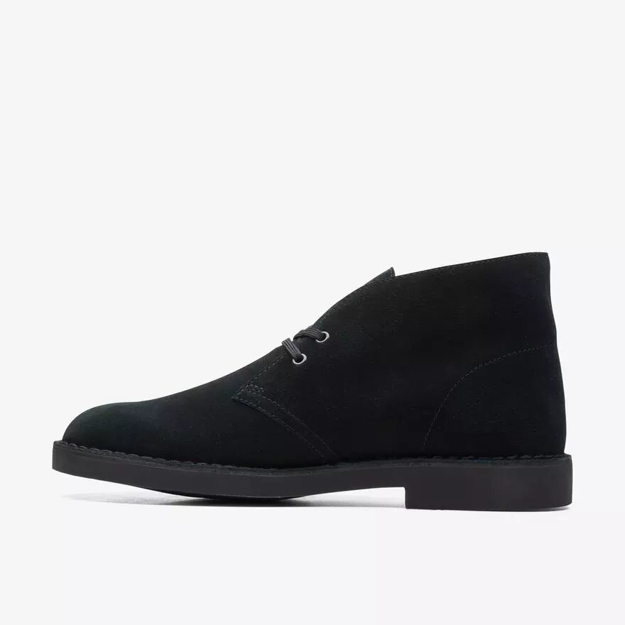 Mens Desert Boot Evo Black Suede Chukka Mens Desert Boot Evo Black Suede Chukka