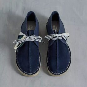 Mens Desert Trek Navy Suede Desert Trek