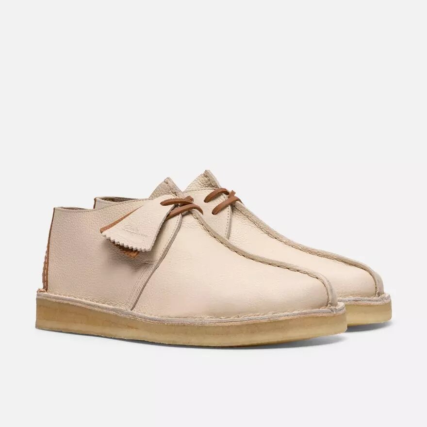 Mens Desert Trek White Combination Leather Desert Trek Mens Desert Trek White Combination Leather Desert Trek