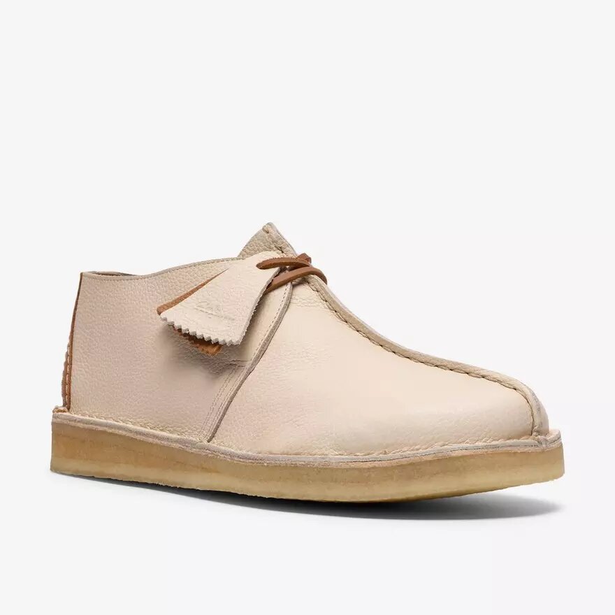 Mens Desert Trek White Combination Leather Desert Trek Mens Desert Trek White Combination Leather Desert Trek