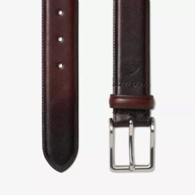 Mens Dress Belt Burnished Us