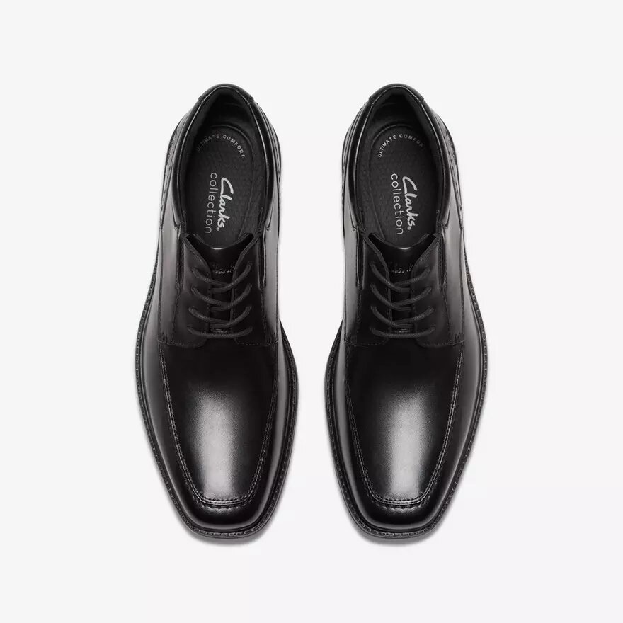 Mens Dresslite Ace Black Leather Oxford| Clarks Mens Dresslite Ace Black Leather Oxford| Clarks