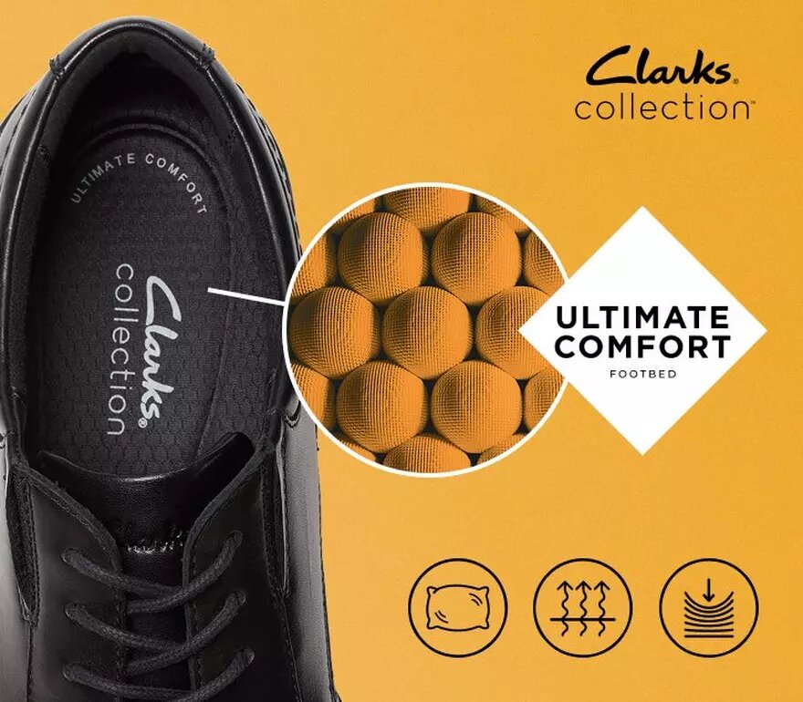 Mens Dresslite Ace Black Leather Oxford| Clarks Mens Dresslite Ace Black Leather Oxford| Clarks