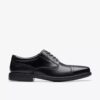 Mens Dresslite Cap Black Leather Oxford Mens Dresslite Cap Black Leather Oxford