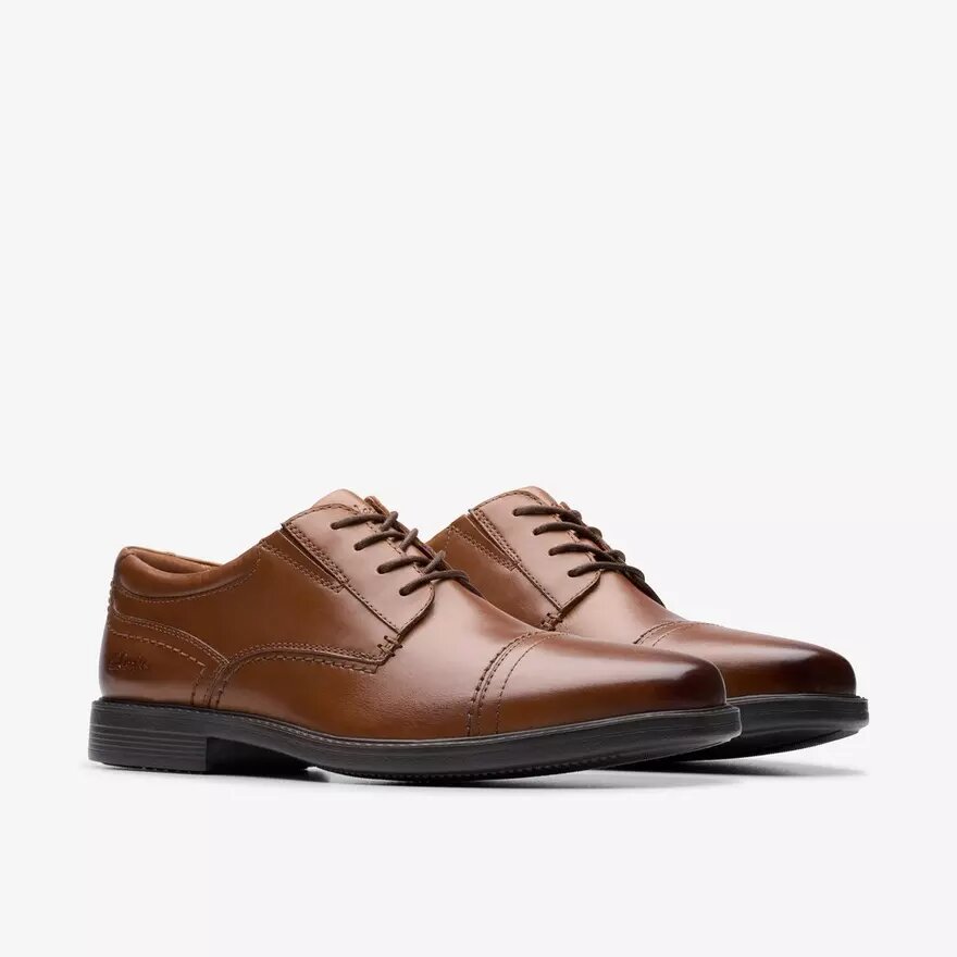 Mens Dresslite Cap Tan Leather Oxford Mens Dresslite Cap Tan Leather Oxford