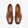Mens Dresslite Step Dark Tan Leather Loafers Mens Dresslite Step Dark Tan Leather Loafers