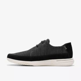 Mens Easeway Lace Black Combination Sneakers