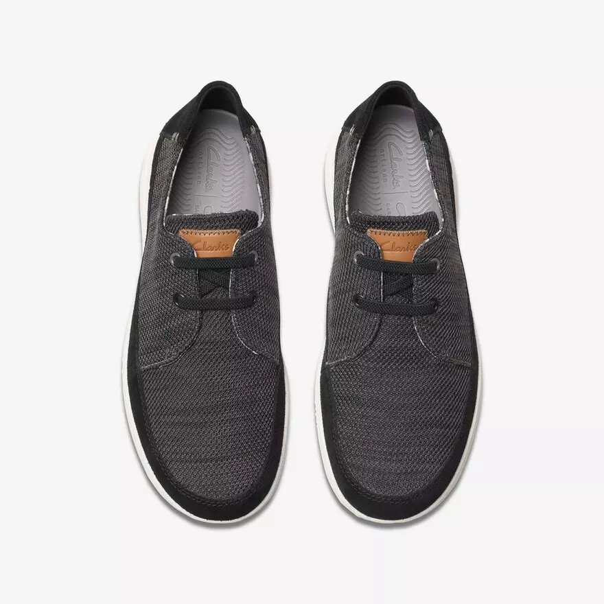 Mens Easeway Lace Black Combination Sneakers Mens Easeway Lace Black Combination Sneakers