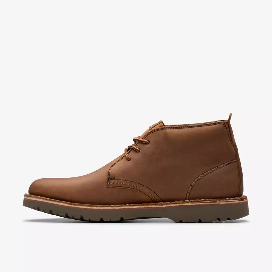 Mens Eastridge Mid Light Brown Leather Boots Mens Eastridge Mid Light Brown Leather Boots