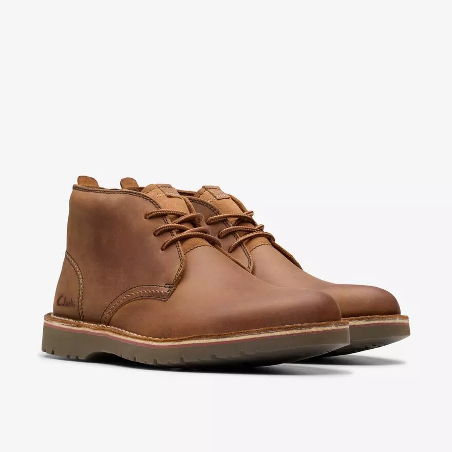 Mens Eastridge Mid Light Brown Leather Boots Mens Eastridge Mid Light Brown Leather Boots