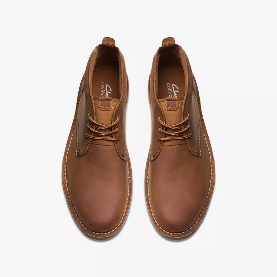 Mens Eastridge Mid Light Brown Leather Boots Mens Eastridge Mid Light Brown Leather Boots