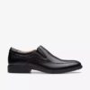 Mens Eldredge Step Black Leather Loafer Mens Eldredge Step Black Leather Loafer