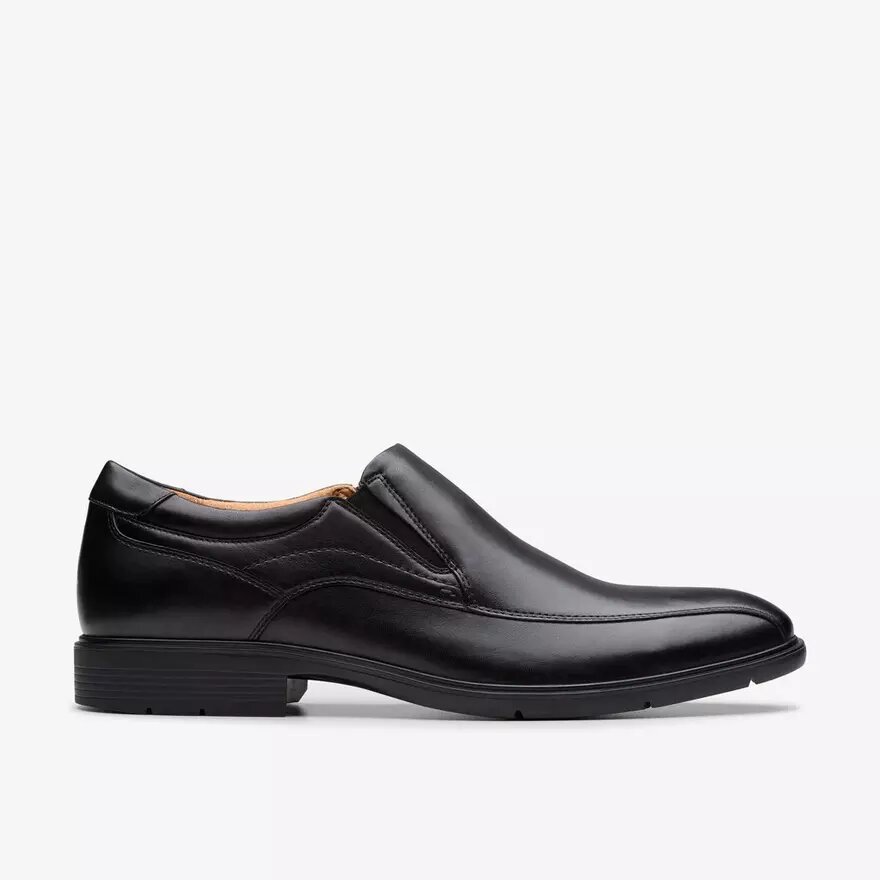 Mens Eldredge Step Black Leather Loafer Mens Eldredge Step Black Leather Loafer