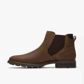 Mens Emmet Easy Cola Suede Chelsea Boots