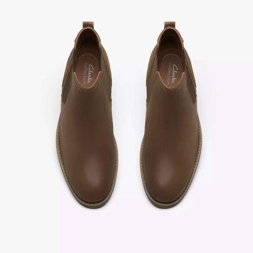 Mens Emmet Easy Cola Suede Chelsea Boots Mens Emmet Easy Cola Suede Chelsea Boots