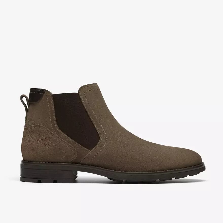 Mens Emmet Easy Stone Suede Ankle Boots Mens Emmet Easy Stone Suede Ankle Boots