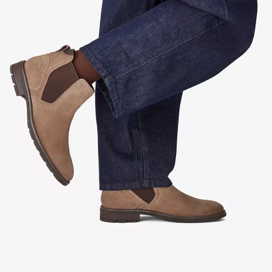 Mens Emmet Easy Stone Suede Ankle Boots Mens Emmet Easy Stone Suede Ankle Boots