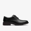 Mens Emmet Plain Black Smooth Shoes Mens Emmet Plain Black Smooth Shoes