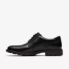 Mens Emmet Plain Black Smooth Shoes Mens Emmet Plain Black Smooth Shoes