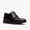 Mens Emmet Plain Black Smooth Shoes Mens Emmet Plain Black Smooth Shoes