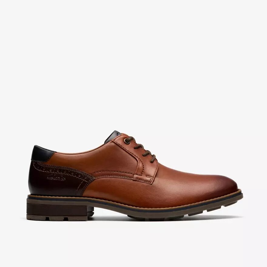 Mens Emmet Plain Tan Leather Shoes Mens Emmet Plain Tan Leather Shoes