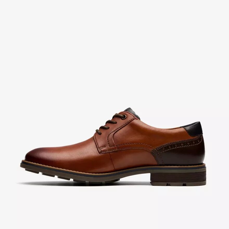 Mens Emmet Plain Tan Leather Shoes Mens Emmet Plain Tan Leather Shoes