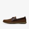 Mens Flexway 2Eye Brown Nubuck Boat Shoe Mens Flexway 2Eye Brown Nubuck Boat Shoe