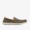 Mens Flexway Step Olive Knit Slip Ons Mens Flexway Step Olive Knit Slip Ons