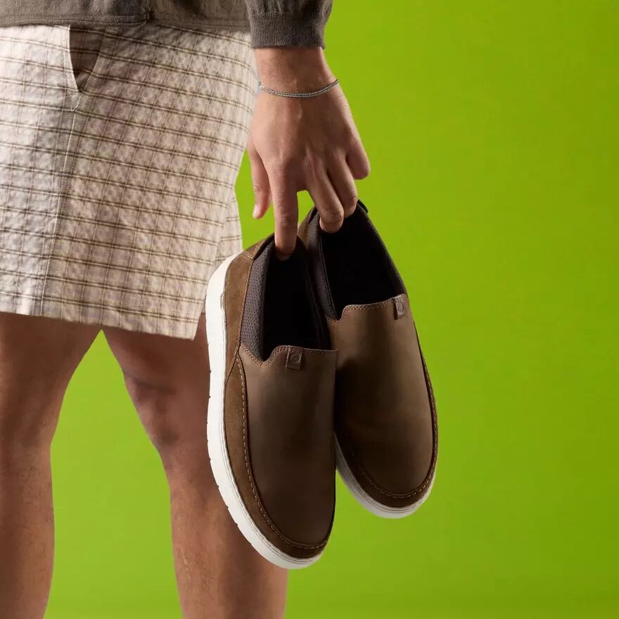Mens Flexwell Step Beeswax Slip-On Loafers Mens Flexwell Step Beeswax Slip-On Loafers