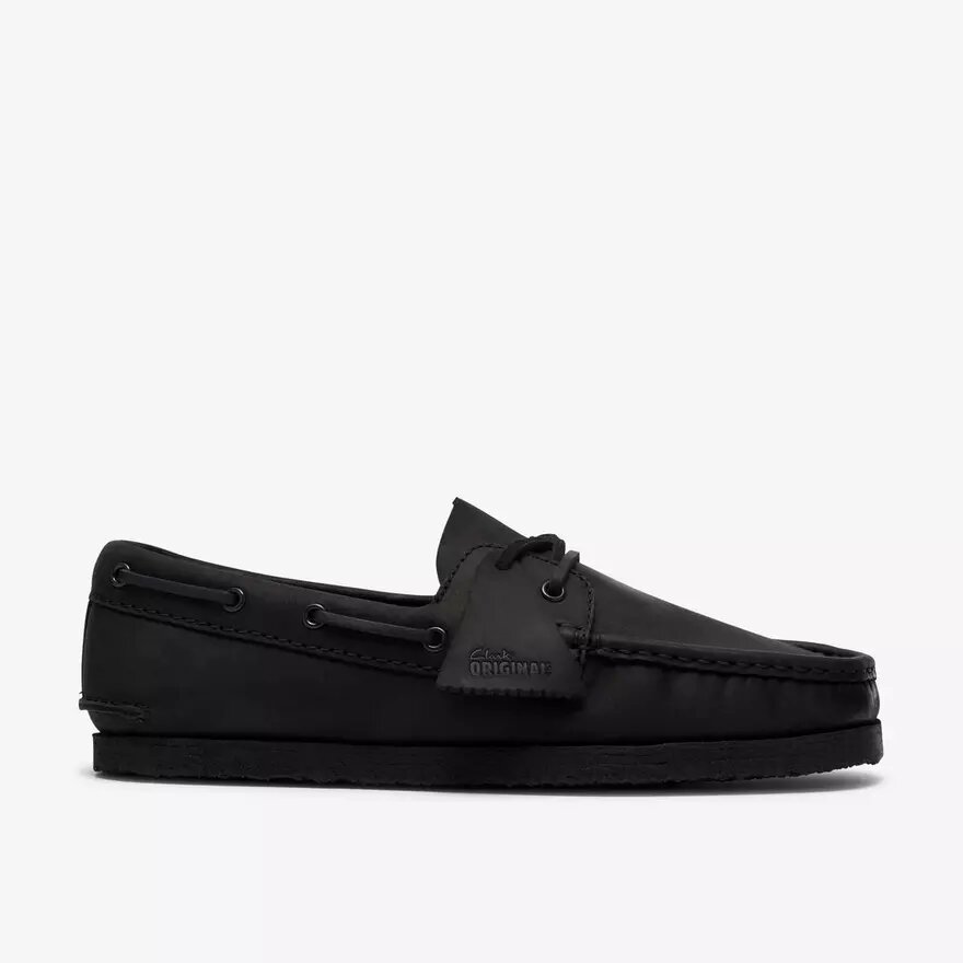 Mens Godney Boat Black Leather Boat Shoes Mens Godney Boat Black Leather Boat Shoes