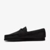 Mens Godney Boat Black Leather Boat Shoes Mens Godney Boat Black Leather Boat Shoes