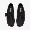 Mens Godney Boat Black Leather Boat Shoes Mens Godney Boat Black Leather Boat Shoes