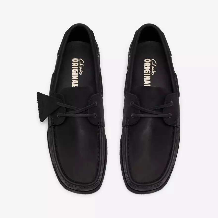 Mens Godney Boat Black Leather Boat Shoes Mens Godney Boat Black Leather Boat Shoes