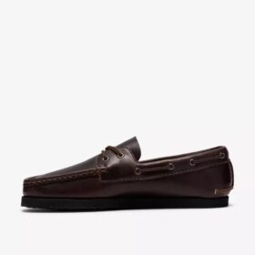 Mens Godney Boat Brown Leather Boat Shoes
