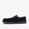 Mens Gorstan Step Black Slippers Mens Gorstan Step Black Slippers