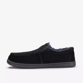 Mens Gorstan Step Black Slippers