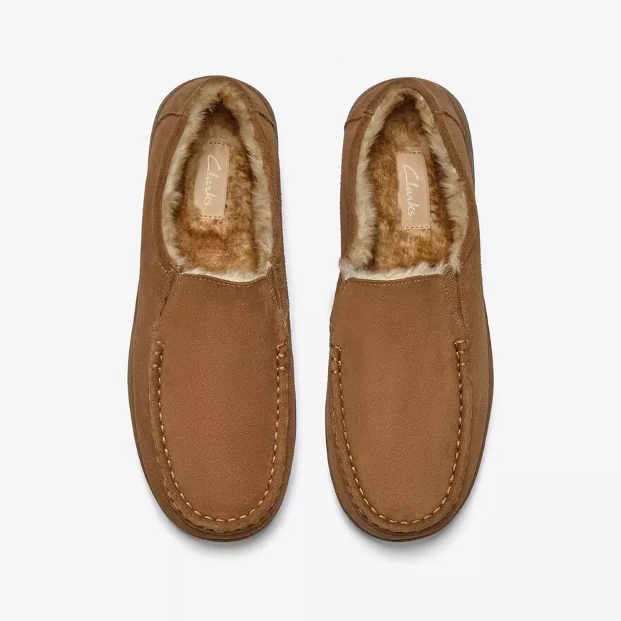 Mens Gorstan Step Cognac Slippers Mens Gorstan Step Cognac Slippers