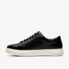 Mens Goswell Tie Black Leather Sneaker Mens Goswell Tie Black Leather Sneaker