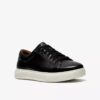 Mens Goswell Tie Black Leather Sneaker Mens Goswell Tie Black Leather Sneaker
