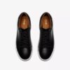 Mens Goswell Tie Black Leather Sneaker Mens Goswell Tie Black Leather Sneaker