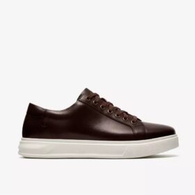 mens goswell tie brown leather sneakers 1 280x280 - Mens Goswell Tie Brown Leather Sneakers