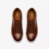Mens Goswell Tie Tan Leather Sneakers Mens Goswell Tie Tan Leather Sneakers